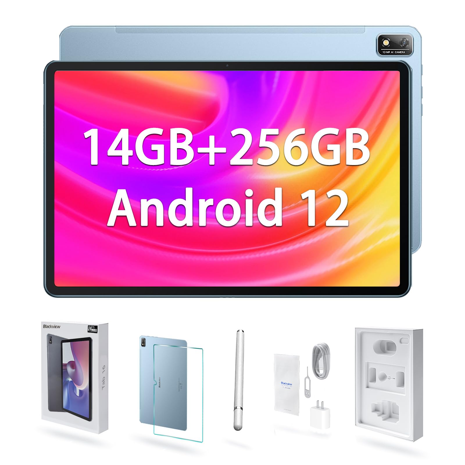 Amazon | Blackview Tab 16 11 インチ 2k インセル Android 12
